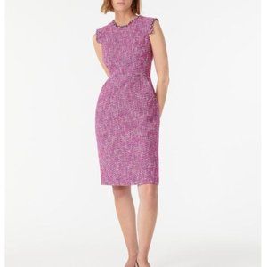 NWT J.Crew Resume Sheath Dress Autumn Tweed Pockets 10